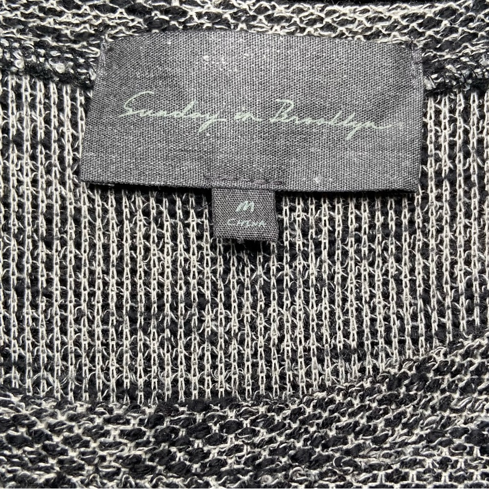 Anthropologie Sunday in Brooklyn Colorblock Knit Tunic M Lagenlook Minimalist - Picture 3 of 4